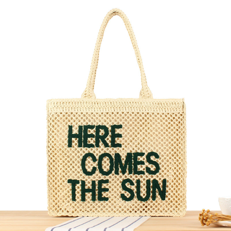 Shopping Bag Made of Natural Wicker Bowlift