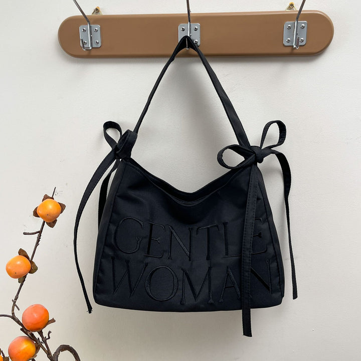 Stylish Satin Bucket Bag Bowlift
