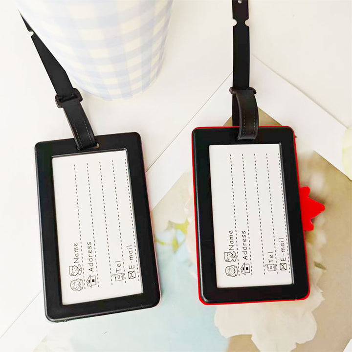Unisex Abstract Mosaic Pattern Luggage Tag Bowlift