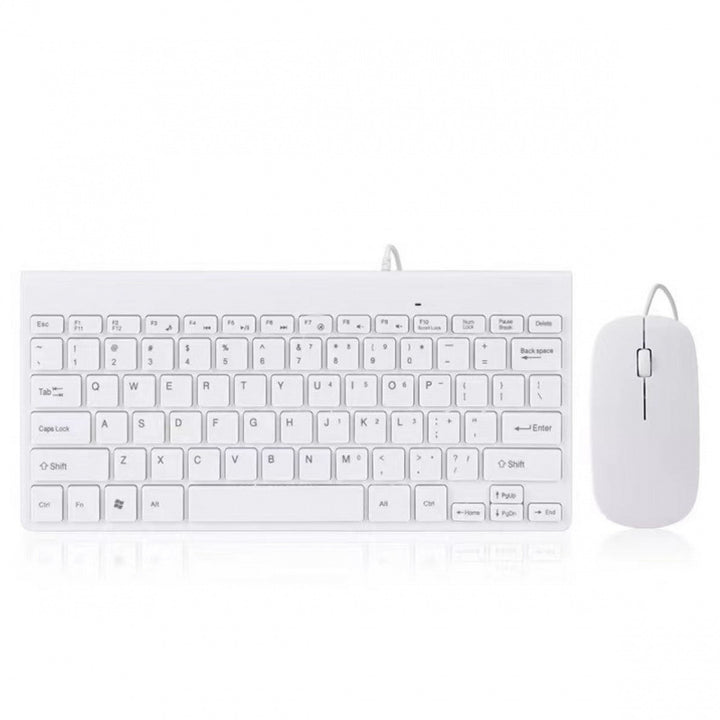 Compact USB Keyboard and Mouse Set Bowlift