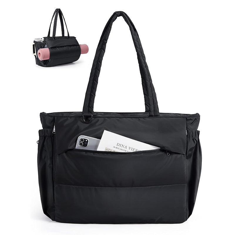 Versatile shopping bag with zip pockets Bowlift