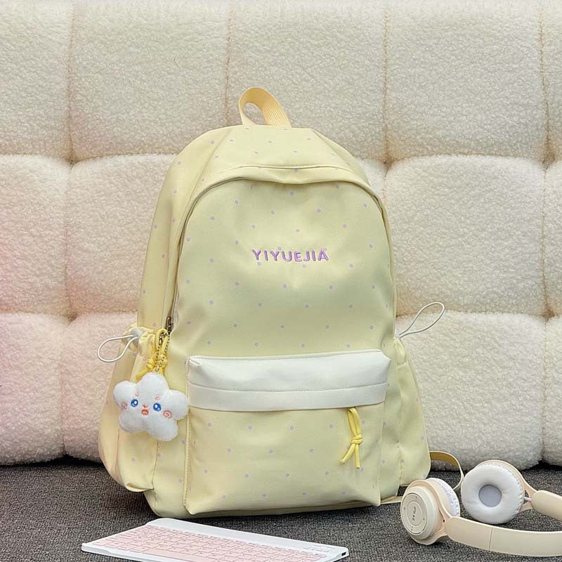 Functional Polka Dot Backpack