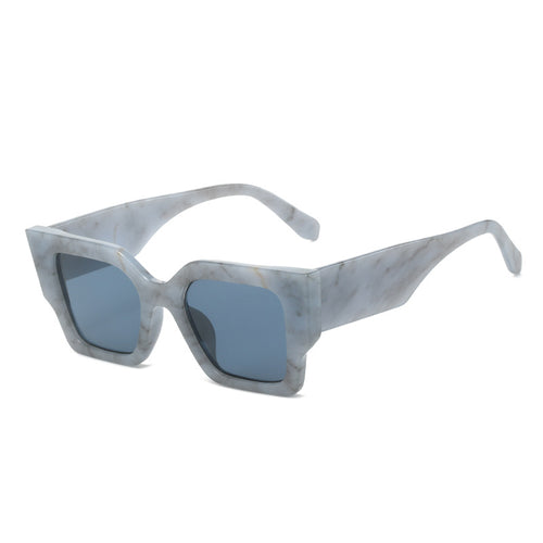 Ladies fashionable square sunglasses with wide frame and UV protection Bowlift