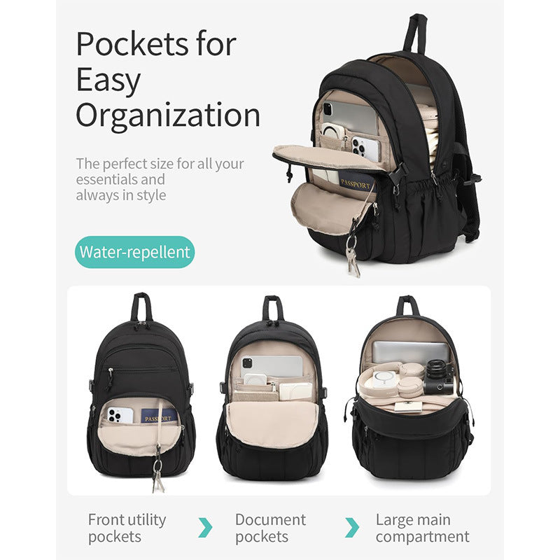 Versatile Travel Backpack with Insulated Drink Holder Bowlift