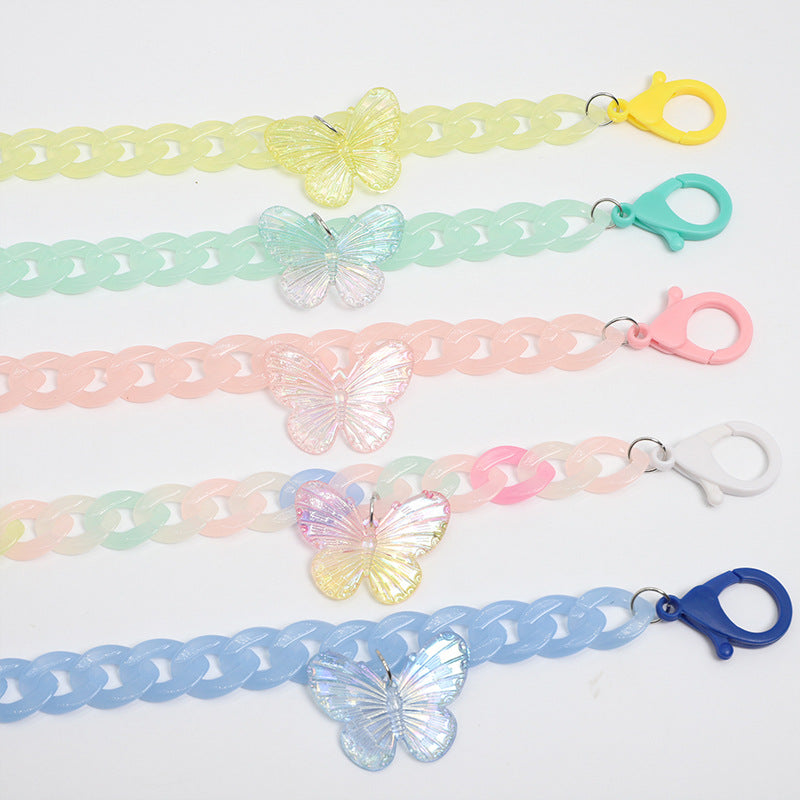 Decorative Butterfly Eyewear Chain Bowlift