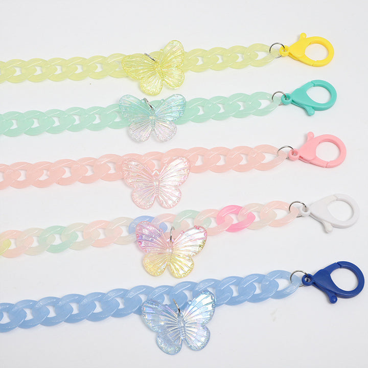 Decorative Butterfly Eyewear Chain Bowlift