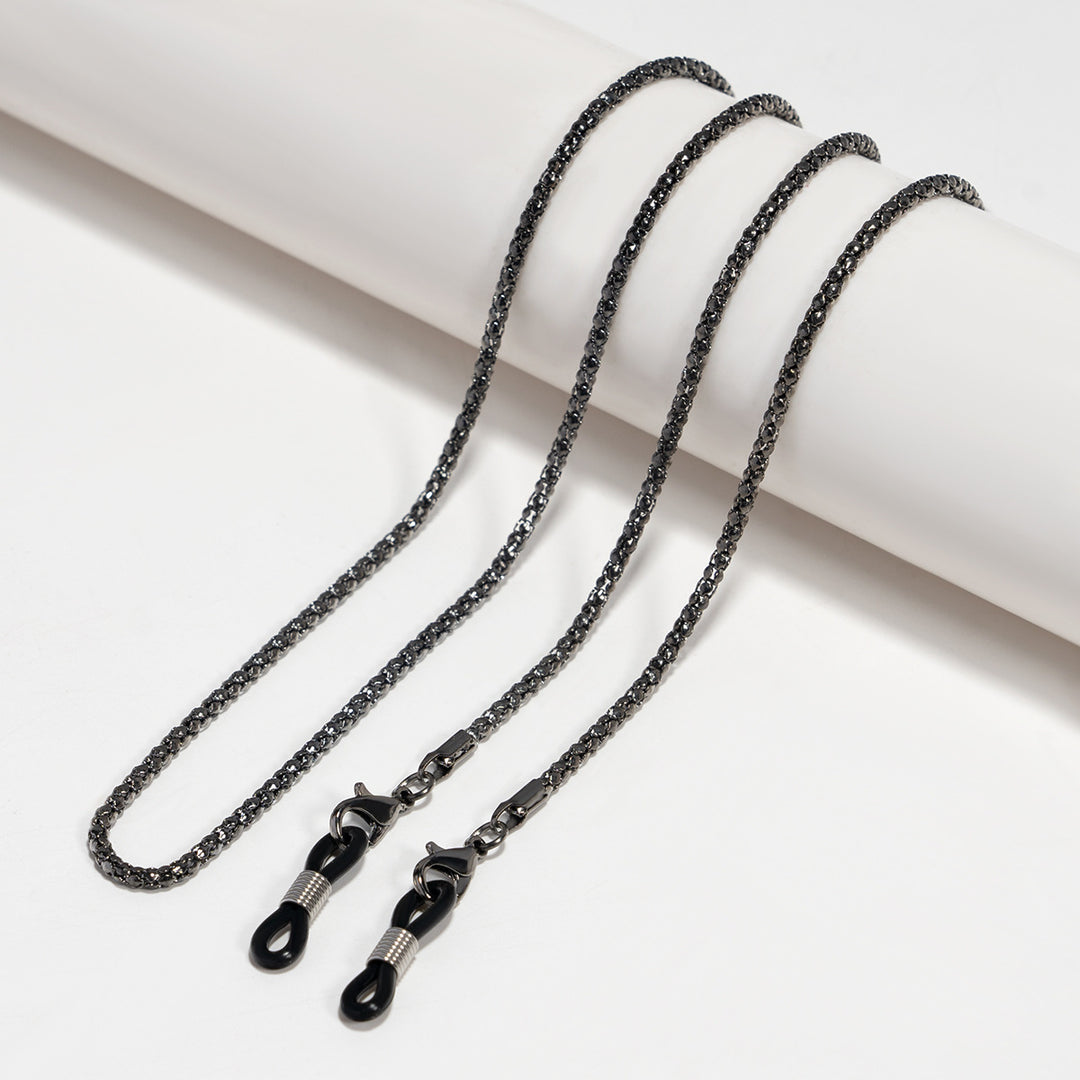 Elegant Silver-Plated Eyewear Chain Bowlift