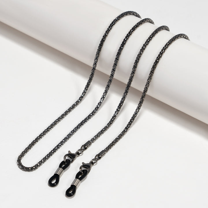 Elegant Silver-Plated Eyewear Chain Bowlift