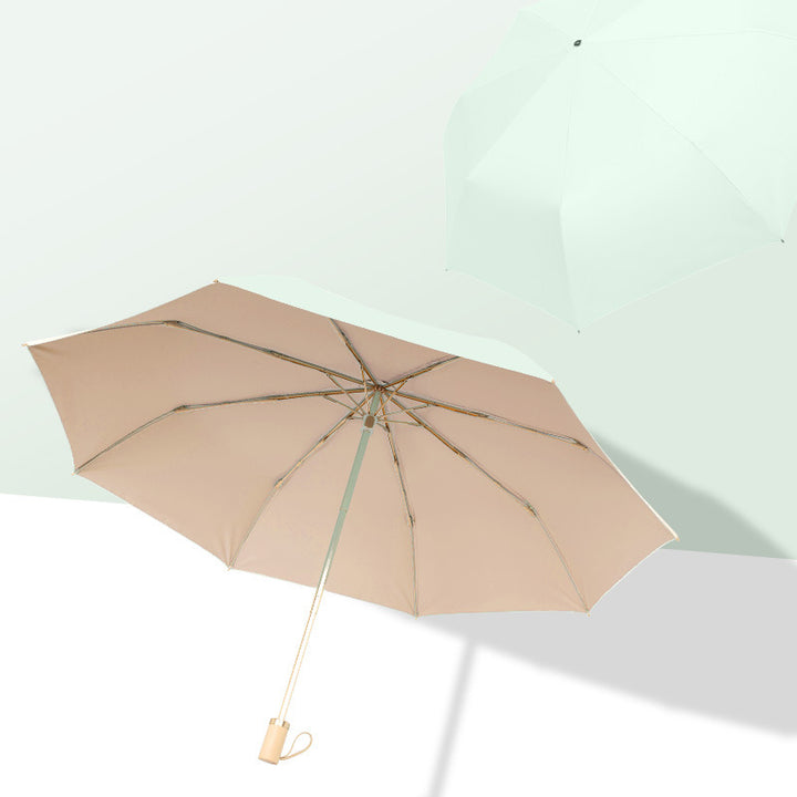 Women Foldable UV Protection Umbrella with Sturdy Frame Bowlift