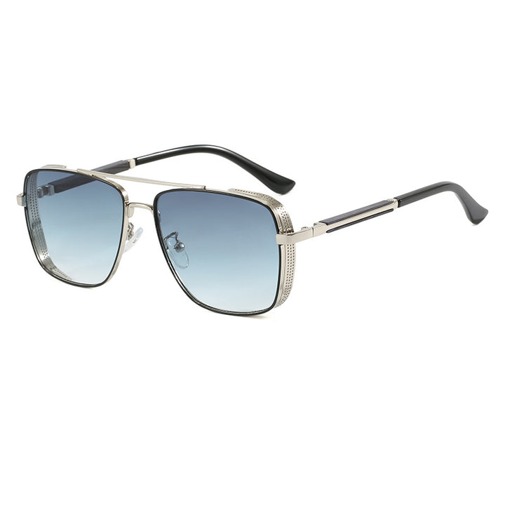 Women's fashionable square sunglasses with luxurious metal accents Bowlift