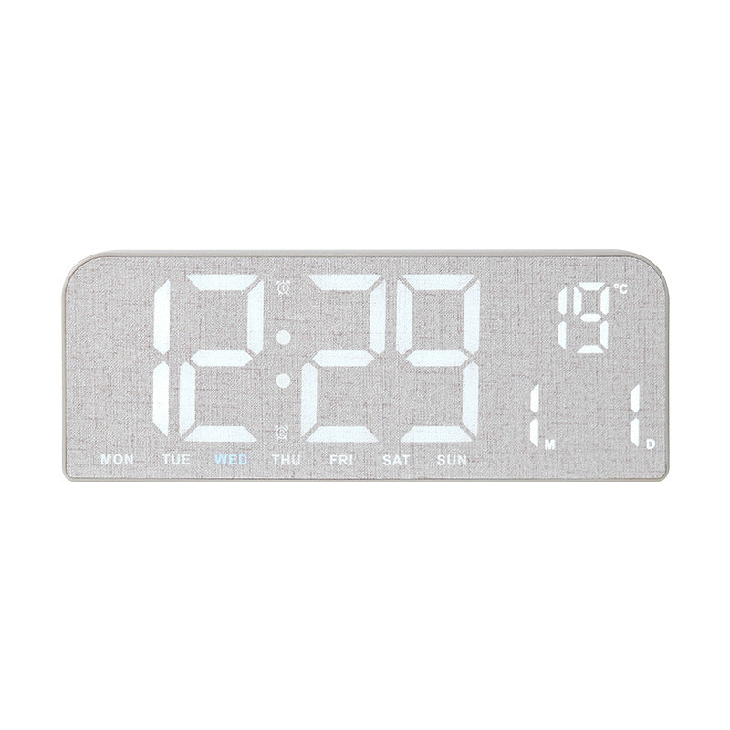Digital Multifunctional Alarm Clock with Temperature Display Bowlift