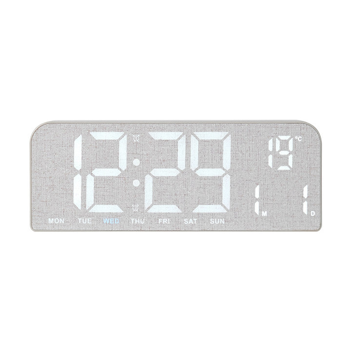Digital Multifunctional Alarm Clock with Temperature Display Bowlift