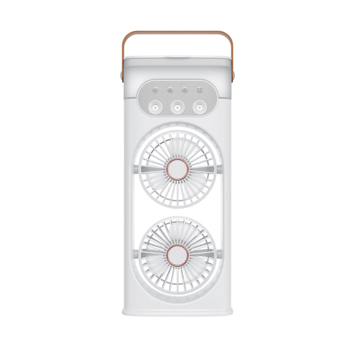 Unisex Dual-Bluetooth Portable Cooling Fan Bowlift