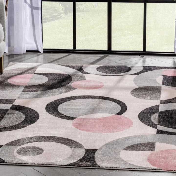 Geometric Abstract Area Rug
