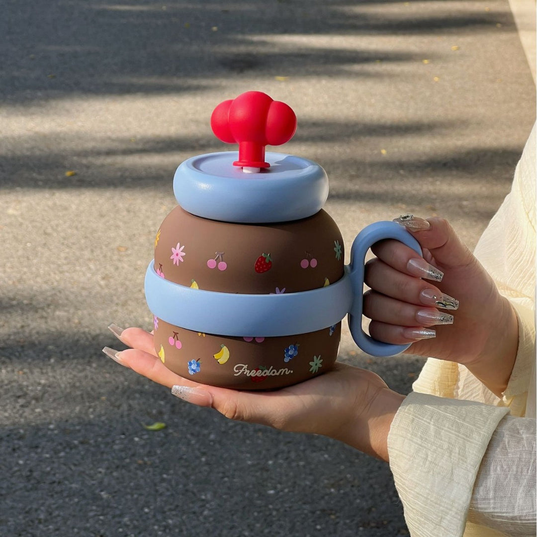 Unisex Charming and Playful Coffee Pot Bowlift