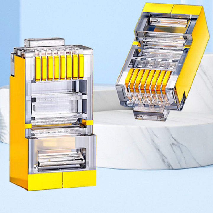 High-speed Ethernet cable with gold-plated contacts and flexible sheath Bowlift
