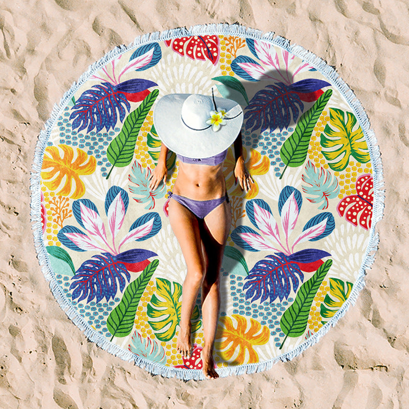 Rundstrand towel with unique sunset design Bowlift