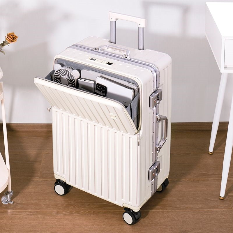 Trolley Suitcase With Innovative Storage Space And Integrated Security System Bowlift