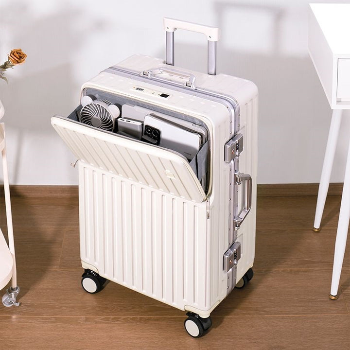 Trolley Suitcase With Innovative Storage Space And Integrated Security System Bowlift