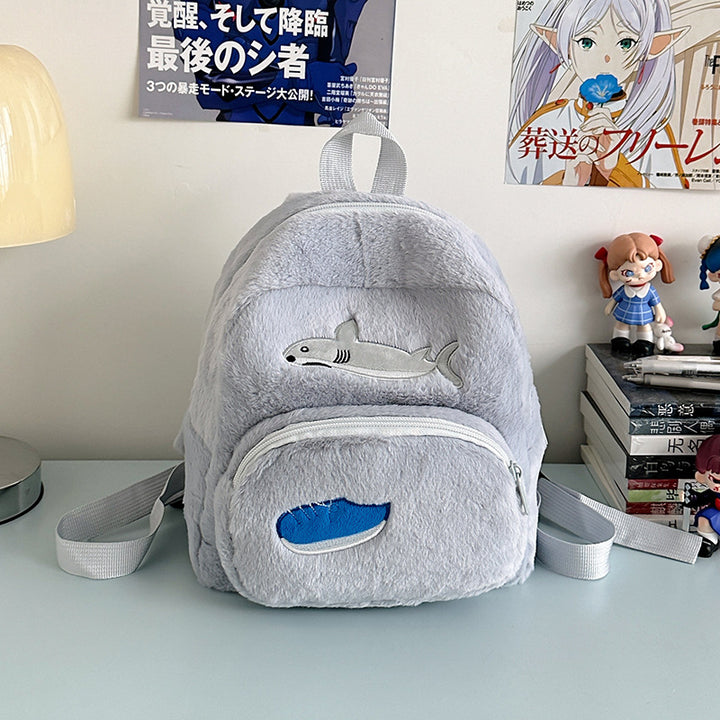 Cute Animal-Themed Plush Backpack