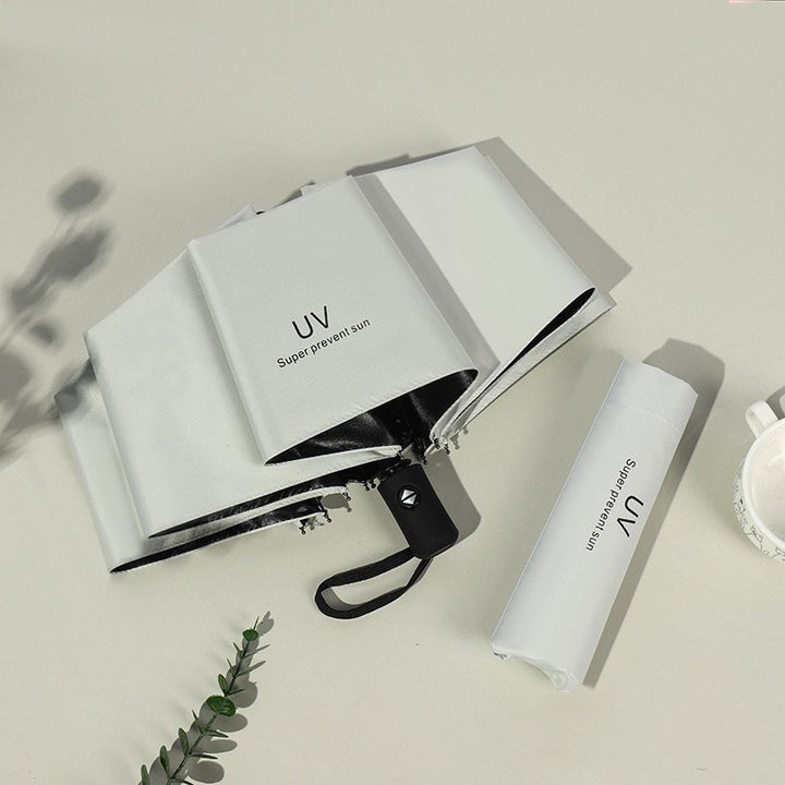 Women's UV Protection Umbrella with Compact Folding Mechanism Bowlift