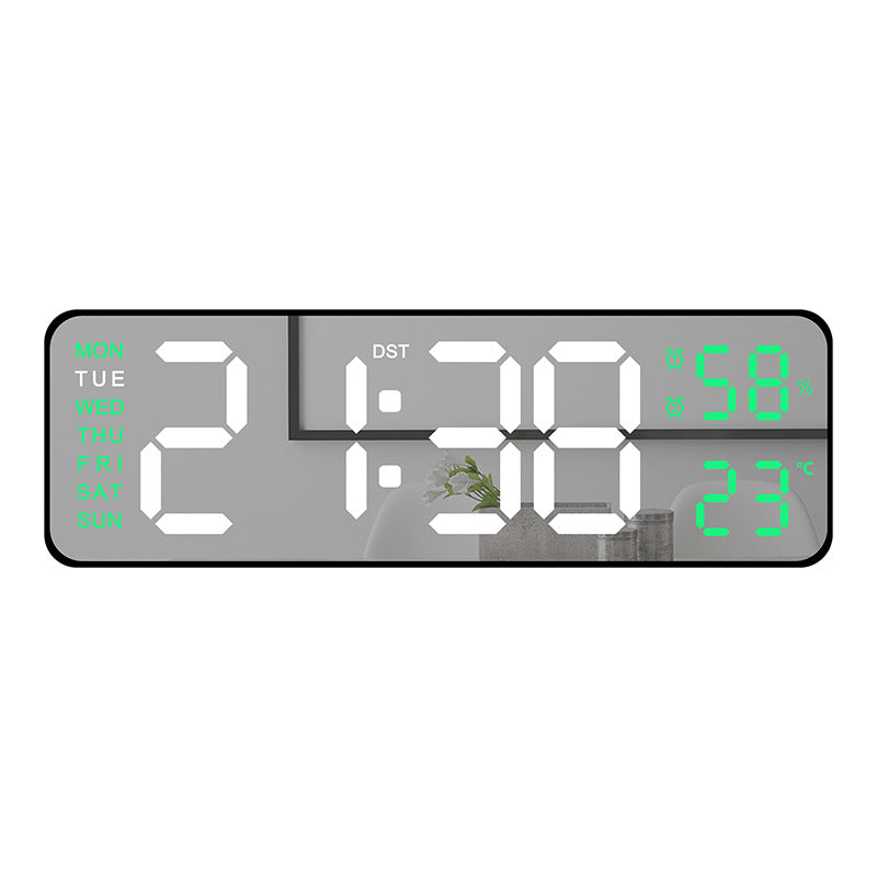 Digital Multifunction Alarm Clock with Hygrometer and Temperature Display Bowlift