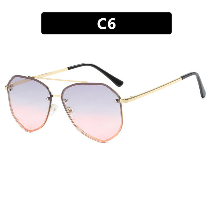 Women's geometric sunglasses with delicate frame Bowlift