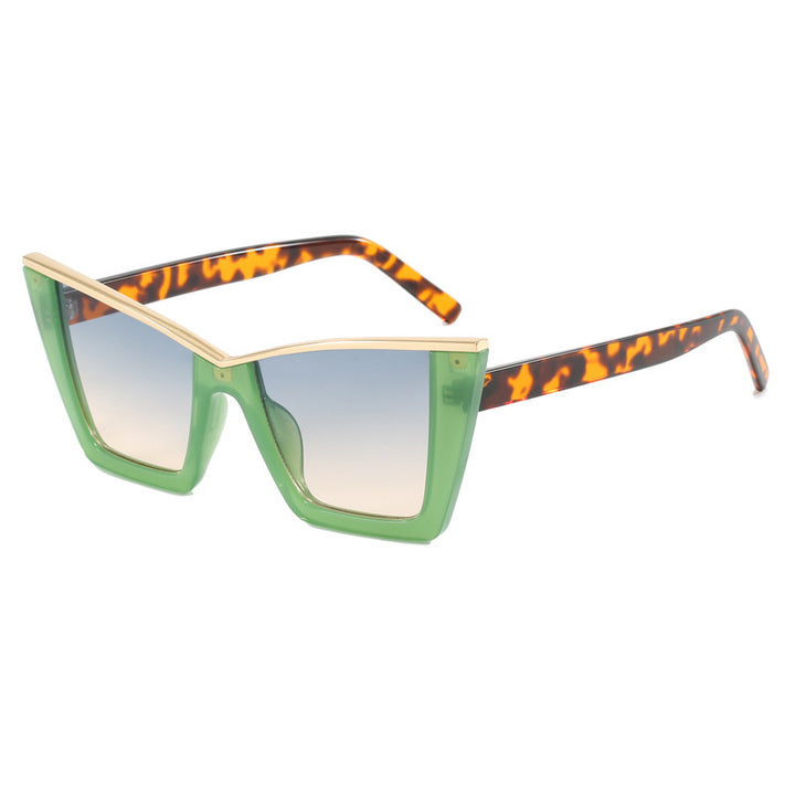 Ladies square sunglasses with golden details Bowlift