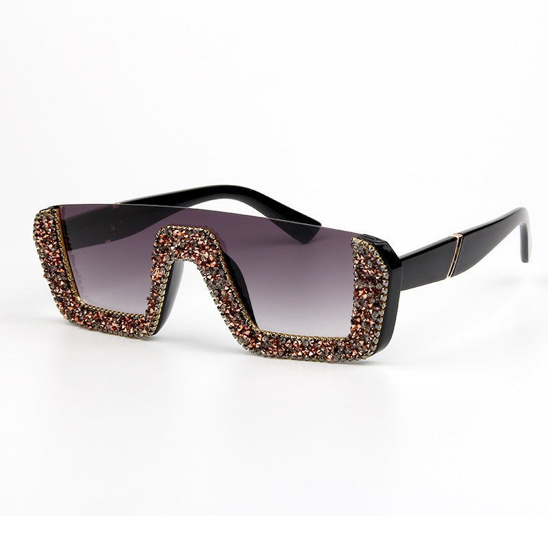 Ladies elegant glitter sunglasses with striking frame Bowlift