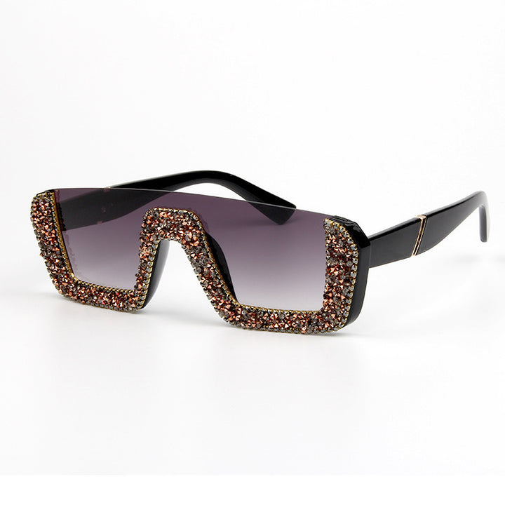 Ladies elegant glitter sunglasses with striking frame Bowlift
