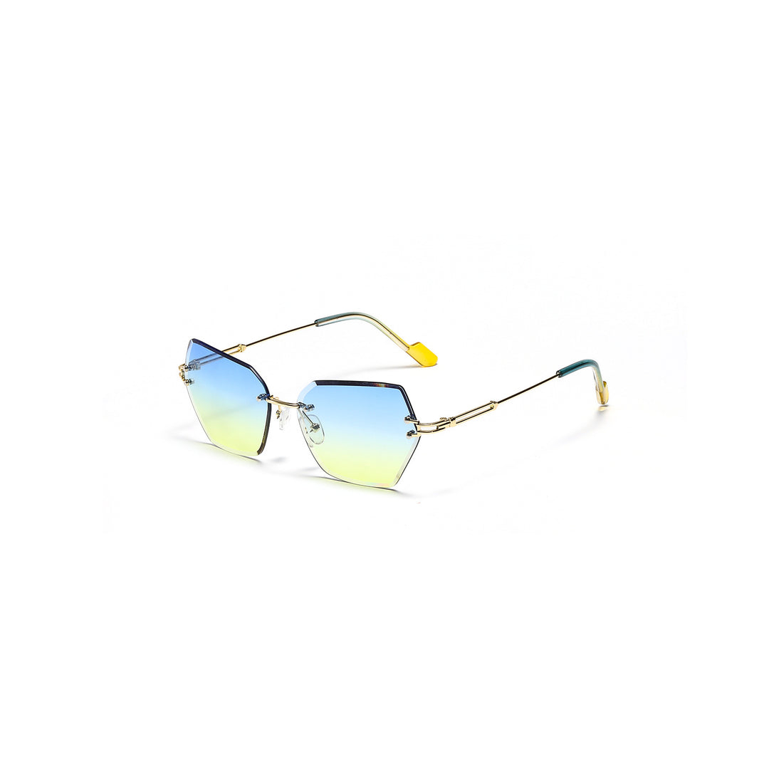 Women's modern sunglasses with stylish hexagonal frame Bowlift