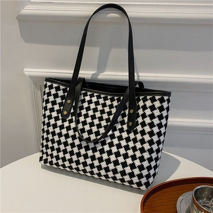 Decorative Woven Tote Bag Bowlift