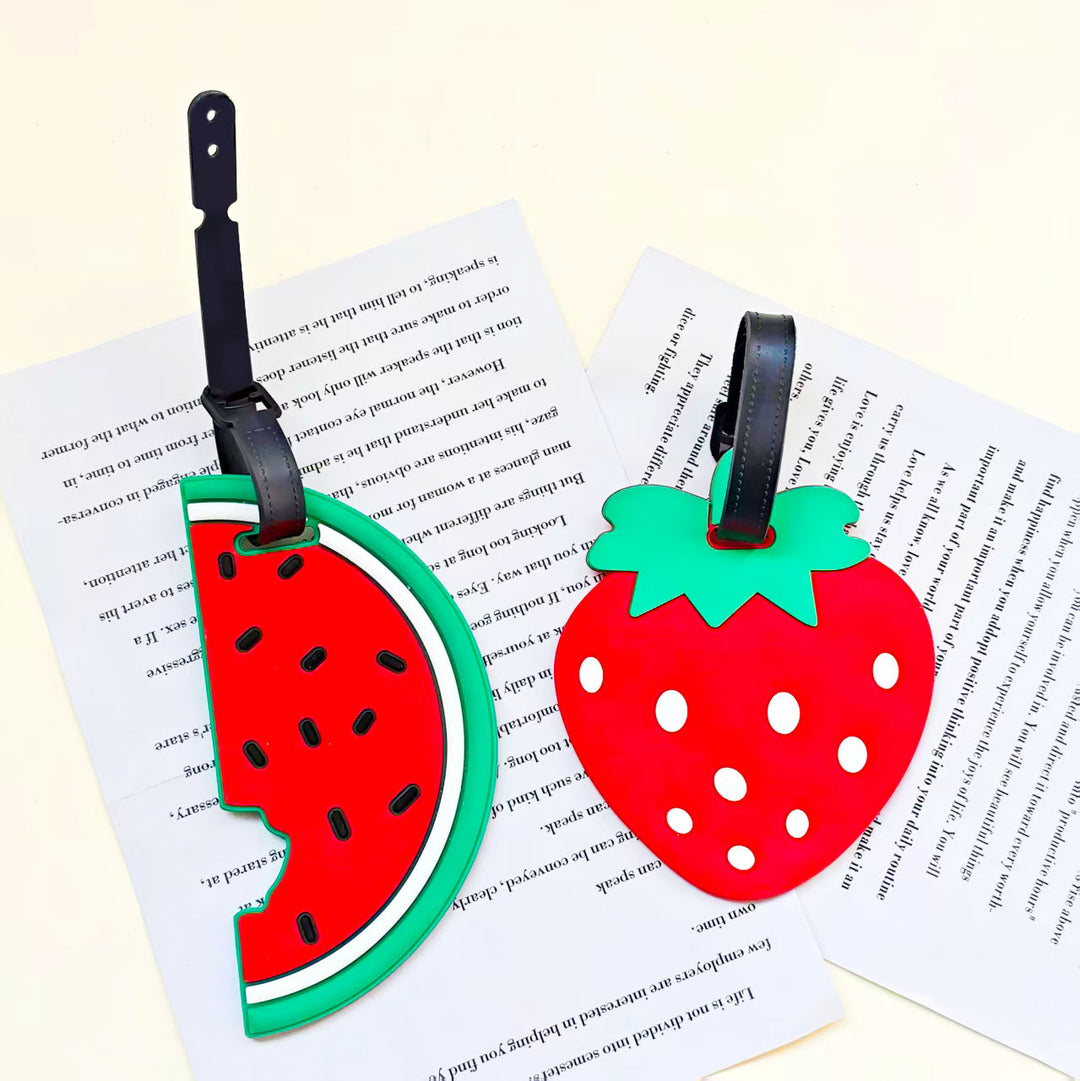 Unisex Strawberry-Shaped Luggage Identifier Bowlift