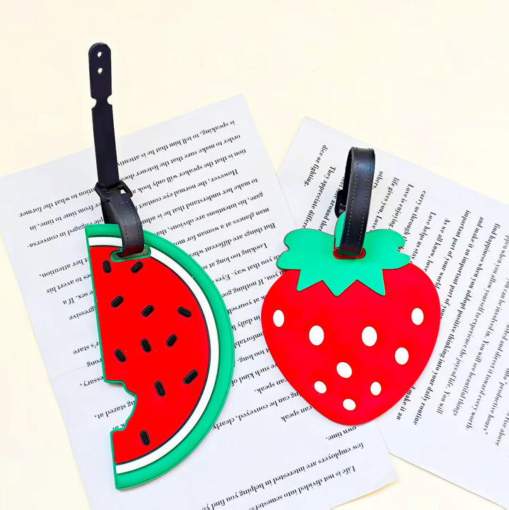 Unisex Strawberry-Shaped Luggage Identifier Bowlift