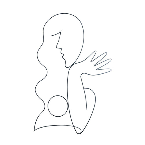 Artistic Line Art Sculpture