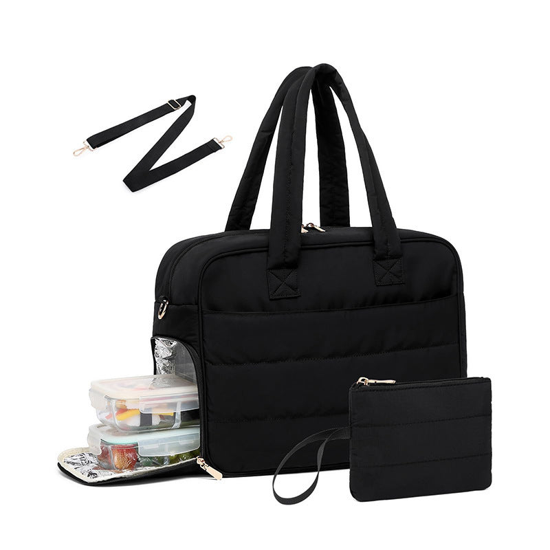 Insulated Lunchbox Bag with Separate Storage Compartment Bowlift