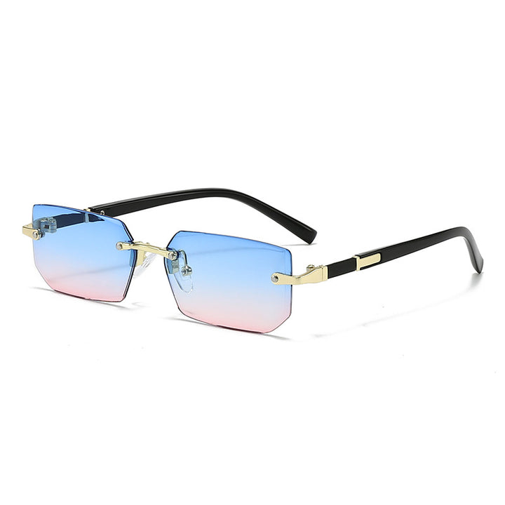 Ladies elegant and fashionable sunglasses with transparent frame Bowlift