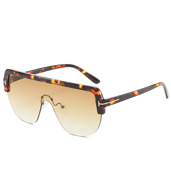 Contemporary Full-Frame Shield Sunglasses Bowlift
