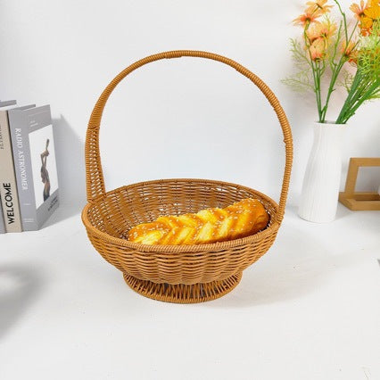 Unisex Fine Rattan Serving Basket Bowlift