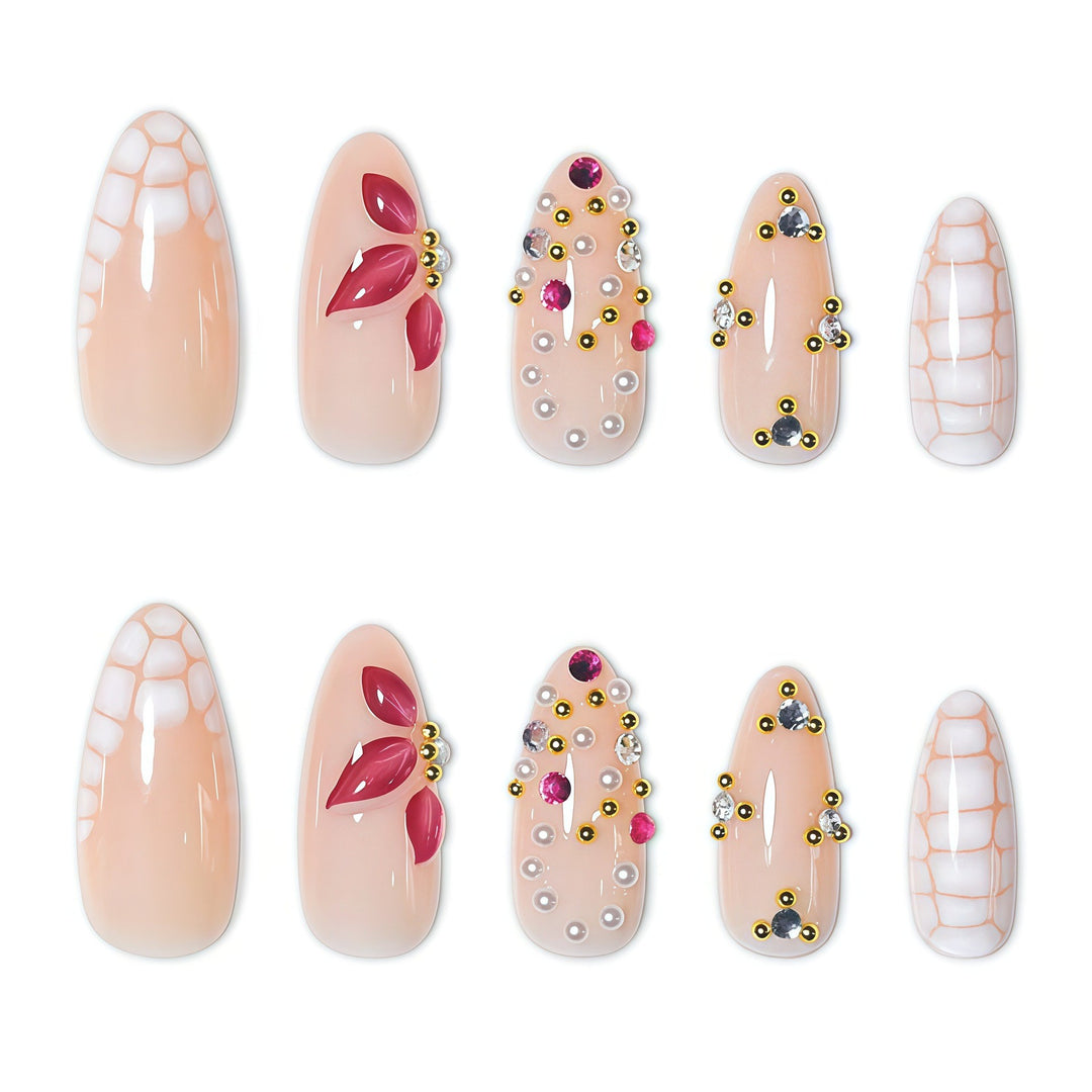 Glamorous Decorative Nail Art Extensions Bowlift