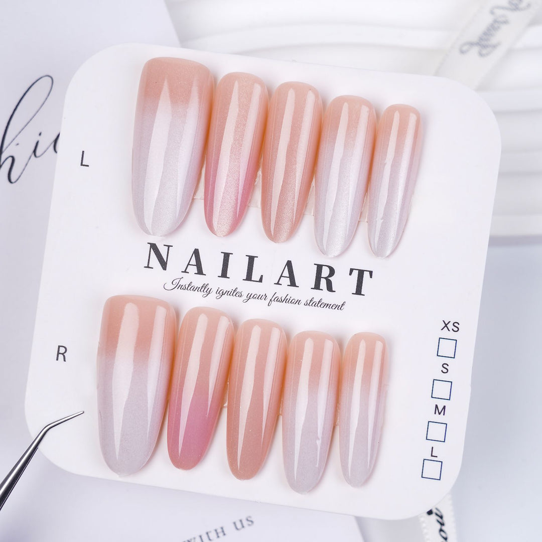 Press-On Nail Art Set with Elegant Leopard Design Bowlift