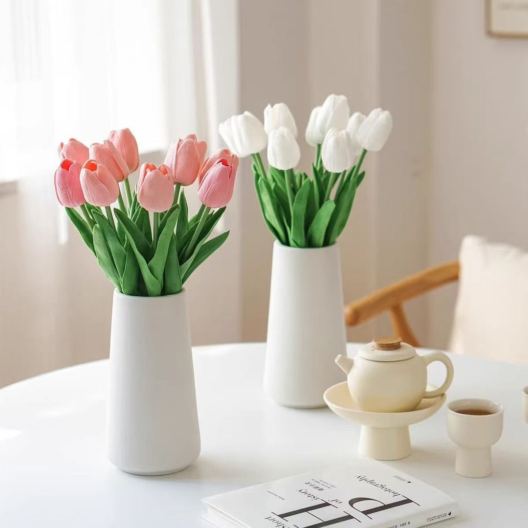 Realistic Faux Tulip Bouquet