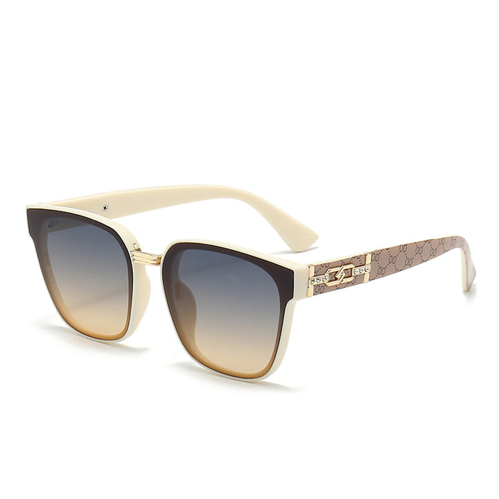 Women's Designer Sunglasses with Luxurious Frame and Trendy Jewelry Detail Bowlift