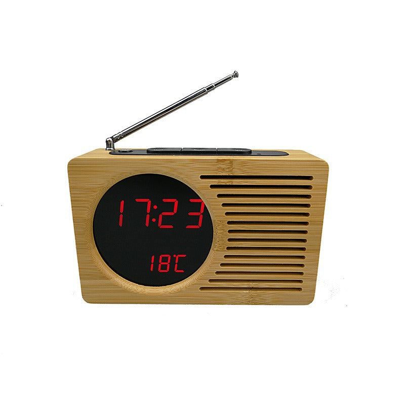 Digital radio alarm clock with temperature display Bowlift