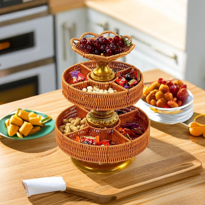 Tiered stand for snacks and fruits Bowlift