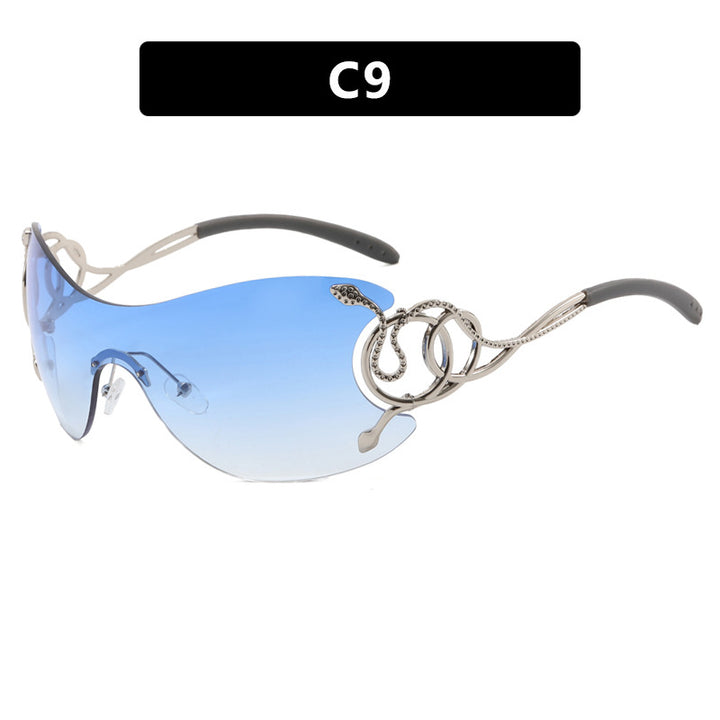 Women’s futuristic sunglasses with playful design Bowlift