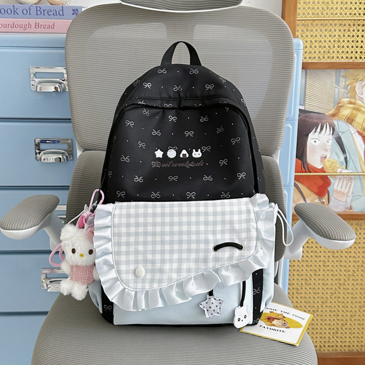 Playful Ruffled Backpack