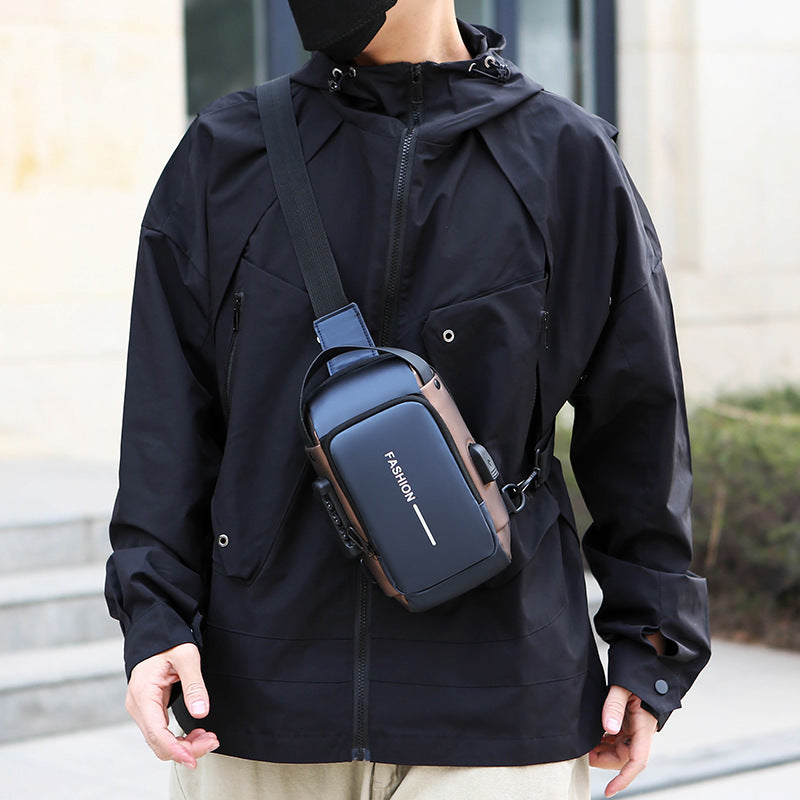 Water-Resistant Fashion Sling Bag Bowlift