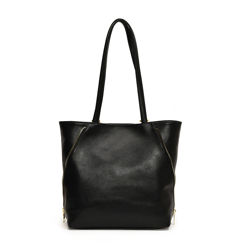 Elegant Faux Leather Tote Bag Bowlift