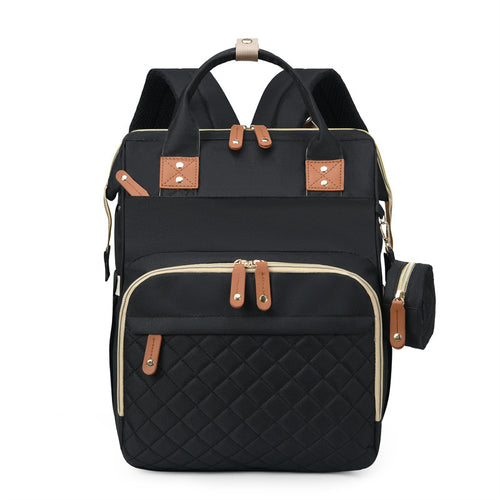 Versatile Multi-Pocket Quilted Backpack Bowlift